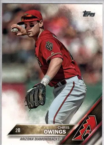 2016 Topps Chris Owings NM-MT Baseball Card with Original Gloss Diamondbacks ID 3256