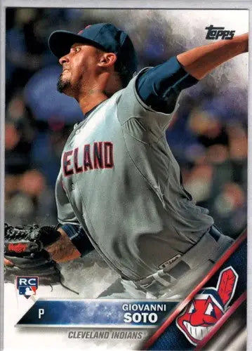 2016 Topps #692 Giovanni Soto NM-MT RC Rookie Indians ID:23245 - Baseball Card Single