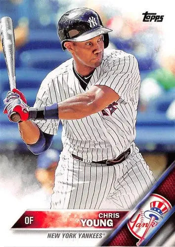 2016 Topps #72 Chris Young NM-MT Yankees - Baseball Card Single