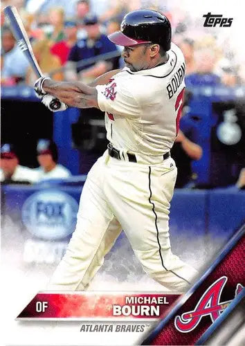 2016 Topps Michael Bourn baseball card with original gloss NM-MT Braves ID 2859