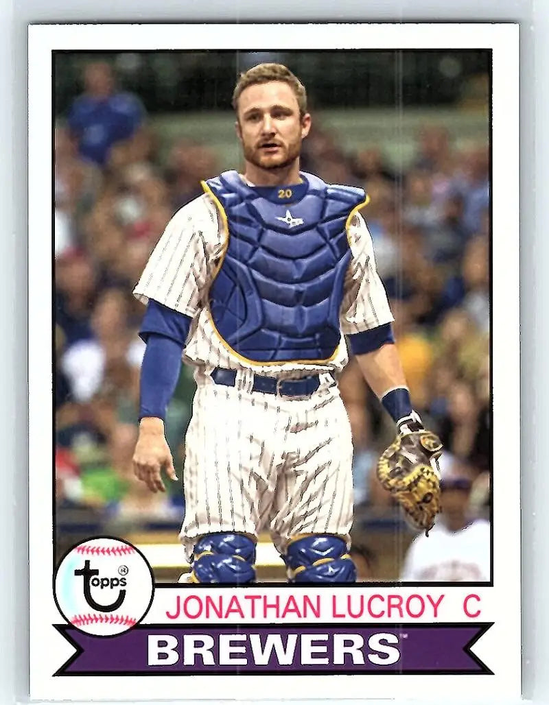 2016 Topps Archives #102 Jonathan Lucroy NM-MT Brewers 1979 Design ID:1541 - Baseball Card Single