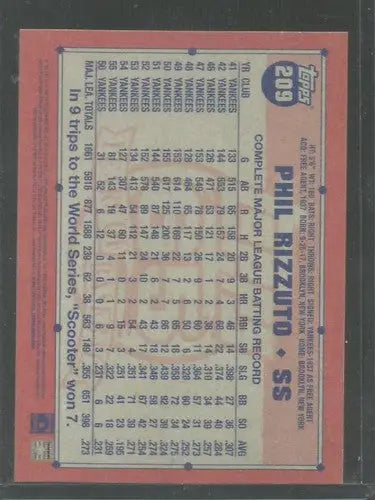 2016 Topps Archives #209 Phil Rizzuto NM-MT Yankees 1991 Design ID:43531 - Baseball Card Single