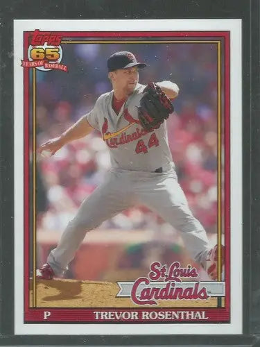 2016 Topps Archives Trevor Rosenthal baseball card with original gloss and 1991 design