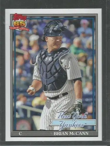 Original gloss 2016 Topps Archives Brian McCann baseball card in NM-MT condition