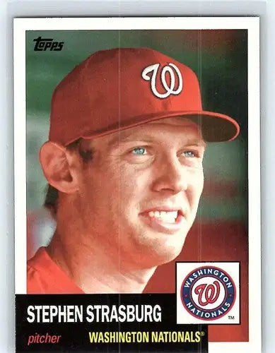 2016 Topps Archives #60 Stephen Strasburg NM-MT Nationals 1953 Design ID:1525 - Baseball Card Single
