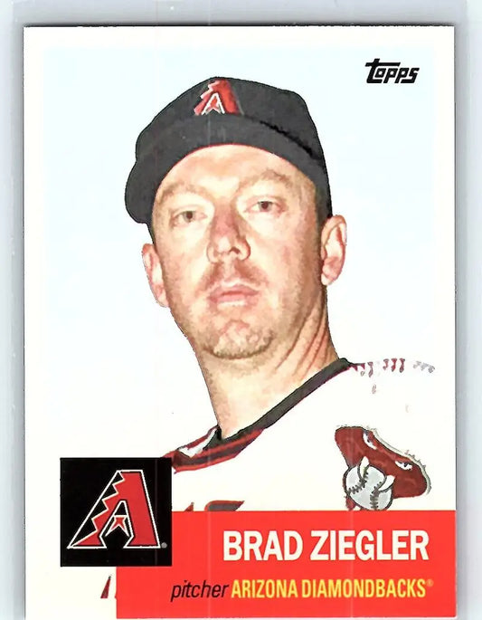 2016 Topps Archives #64 Brad Ziegler NM-MT Diamondbacks 1953 Design - Baseball Card Single