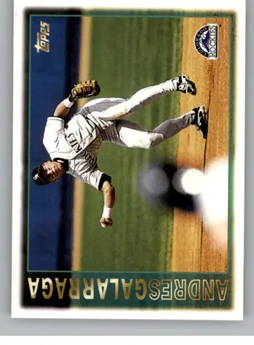 Andres Galarraga baseball card from Topps Archives 65th Anniversary Edition