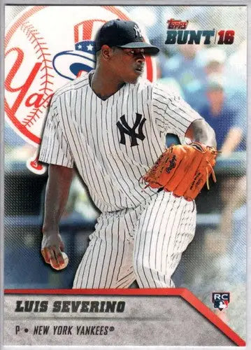 2016 Topps Bunt #102 Luis Severino NM-MT RC Rookie Yankees - Baseball Card Single
