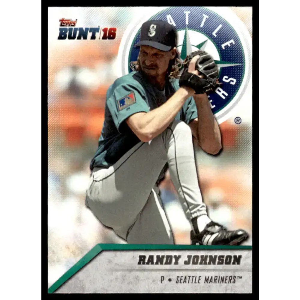 2016 Topps Bunt #135 Randy Johnson EX/NM Seattle Mariners Baseball Card - Baseball Card Single
