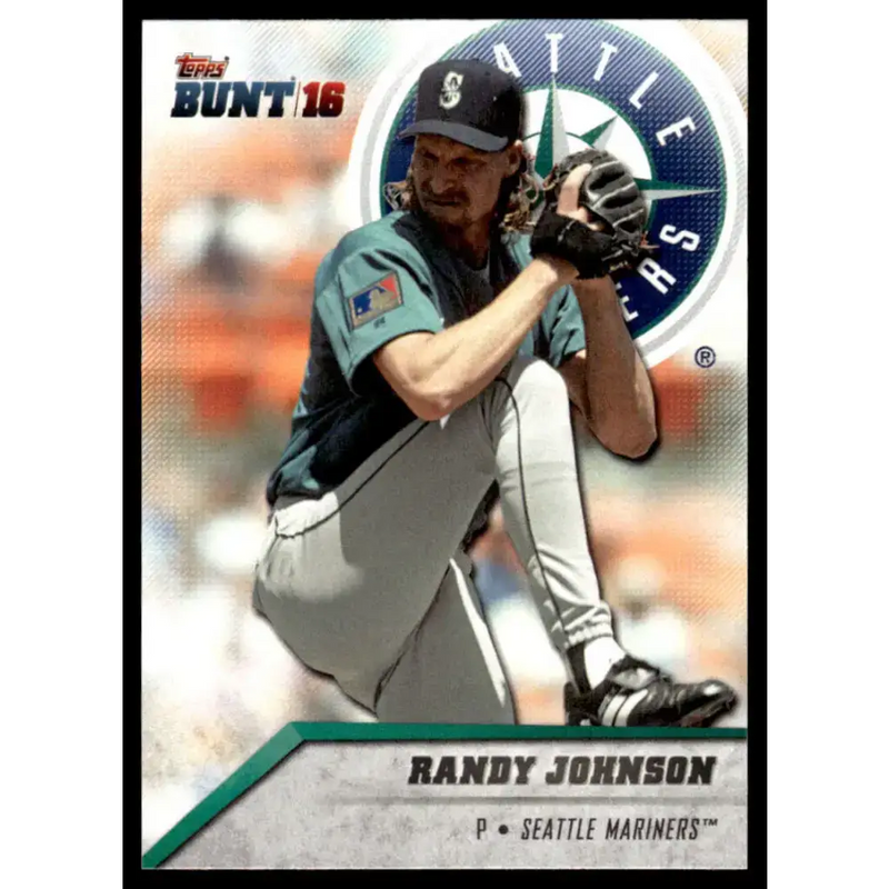 2016 Topps Bunt #135 Randy Johnson EX/NM Seattle Mariners Baseball Card - Baseball Card Single