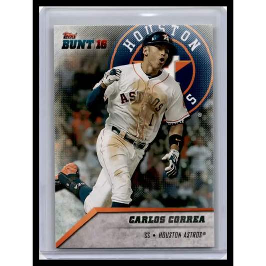 2016 Topps Bunt #157 Carlos Correa NM-MT Houston Astros Baseball Card - Baseball Card Single