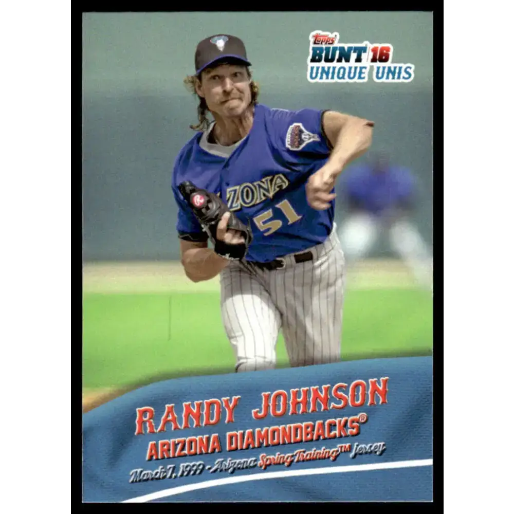2016 Topps Bunt #UU-2 Randy Johnson EX/NM Arizona Diamondbacks Baseball Card - Baseball Card Single