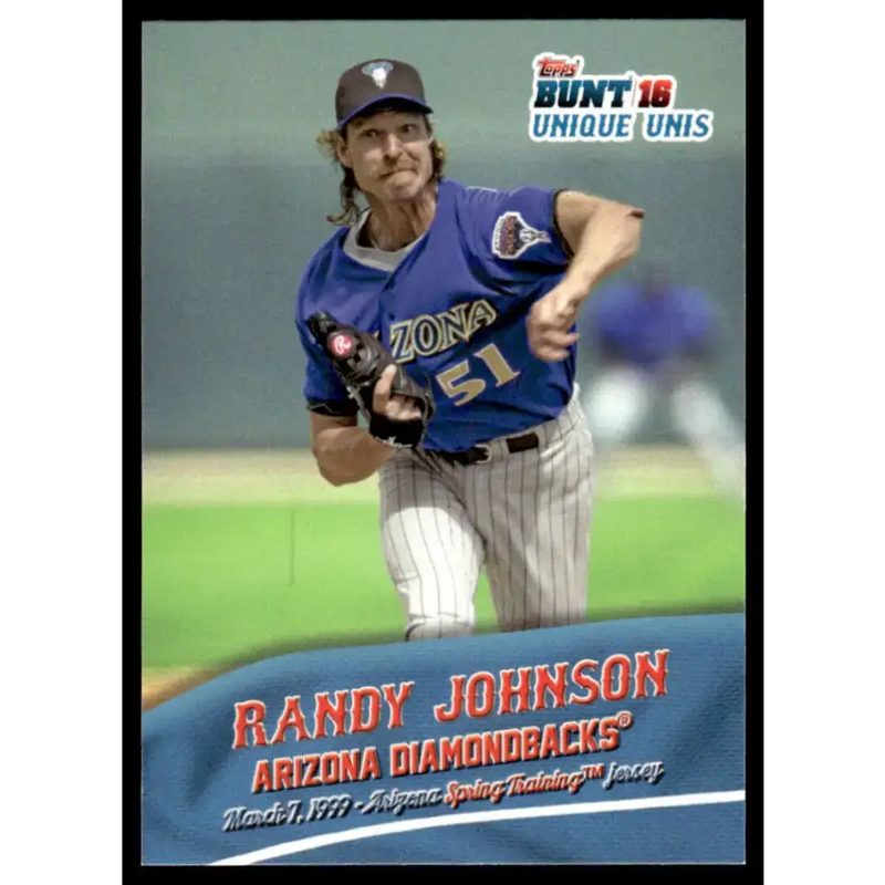 2016 Topps Bunt #UU-2 Randy Johnson EX/NM Arizona Diamondbacks Baseball Card - Baseball Card Single
