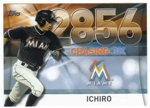2016 Topps Chasing 3000 Ichiro #3000-28 Ichiro NM-MT Marlins - Baseball Card Single