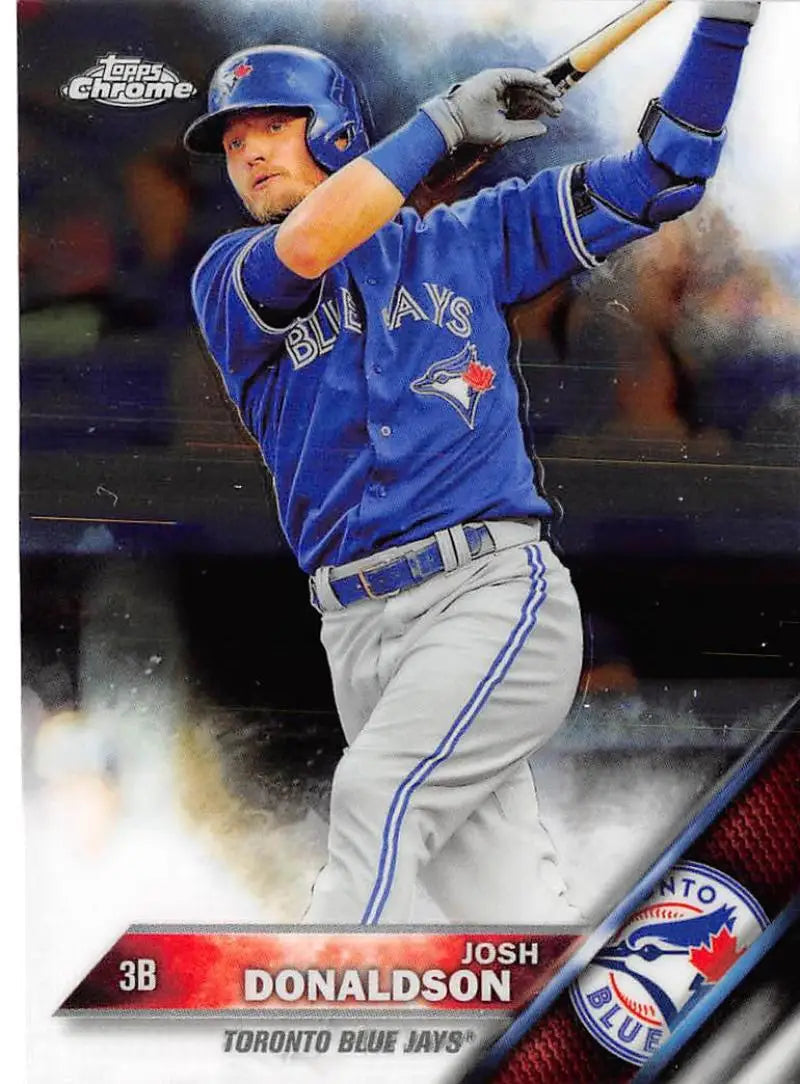 2016 Topps Chrome #100 Josh Donaldson EX Excellent Toronto Blue Jays Baseball Card - Baseball Card Single