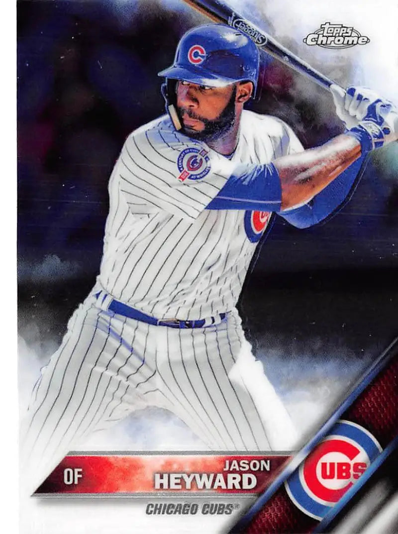 2016 Topps Chrome #103 Jason Heyward EX Excellent Chicago Cubs Baseball Card - Baseball Card Single
