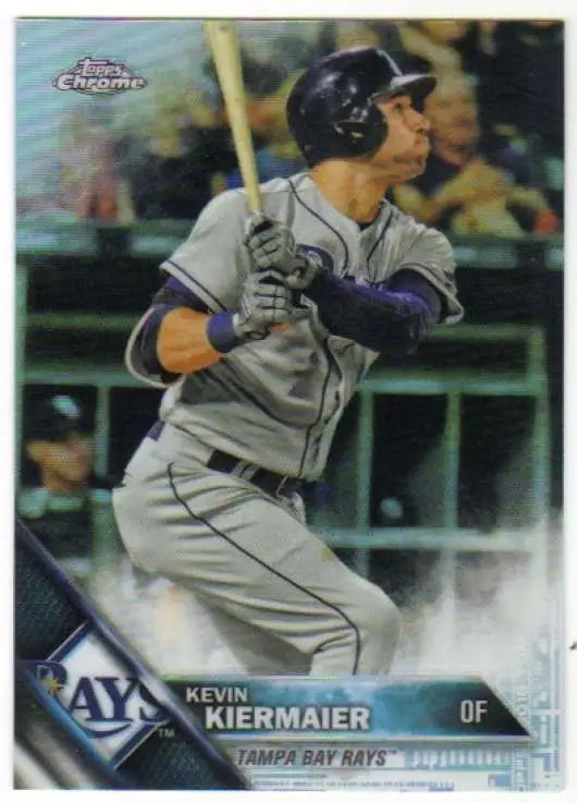 2016 Topps Chrome #105 Kevin Kiermaier NM-MT Tampa Bay Rays Baseball Card - Baseball Card Single