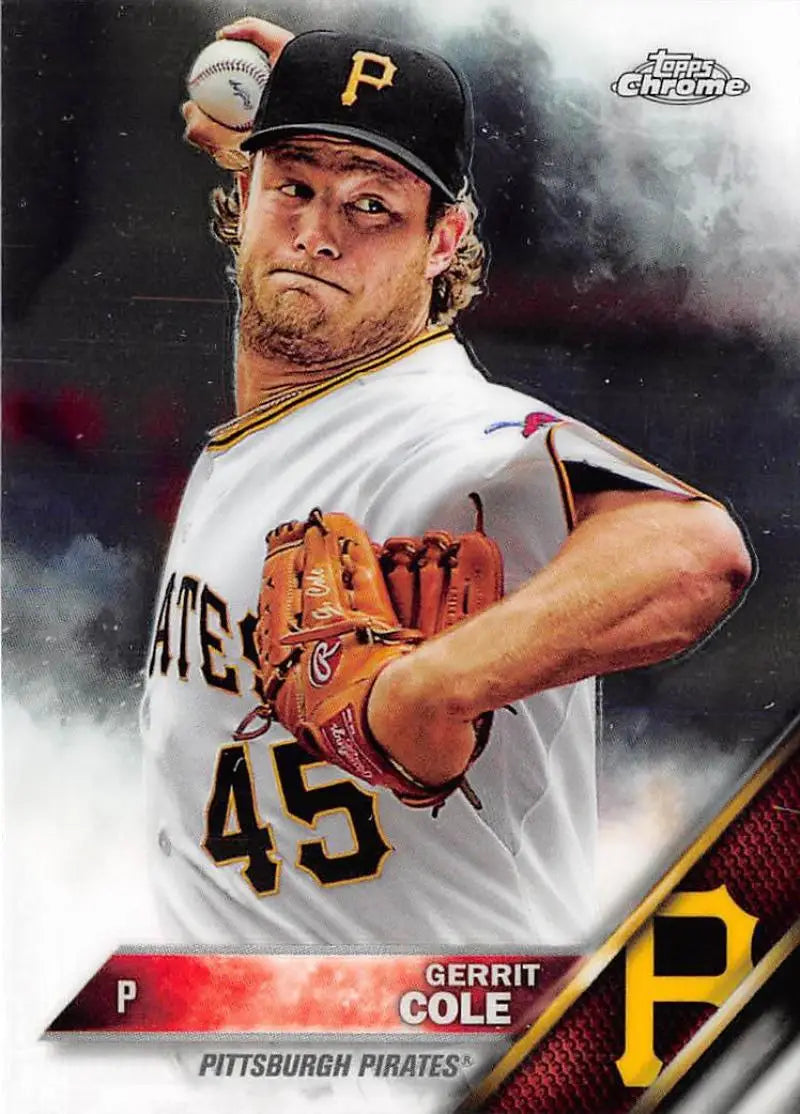 2016 Topps Chrome #11 Gerrit Cole NM-MT Pittsburgh Pirates Baseball Card - Baseball Card Single