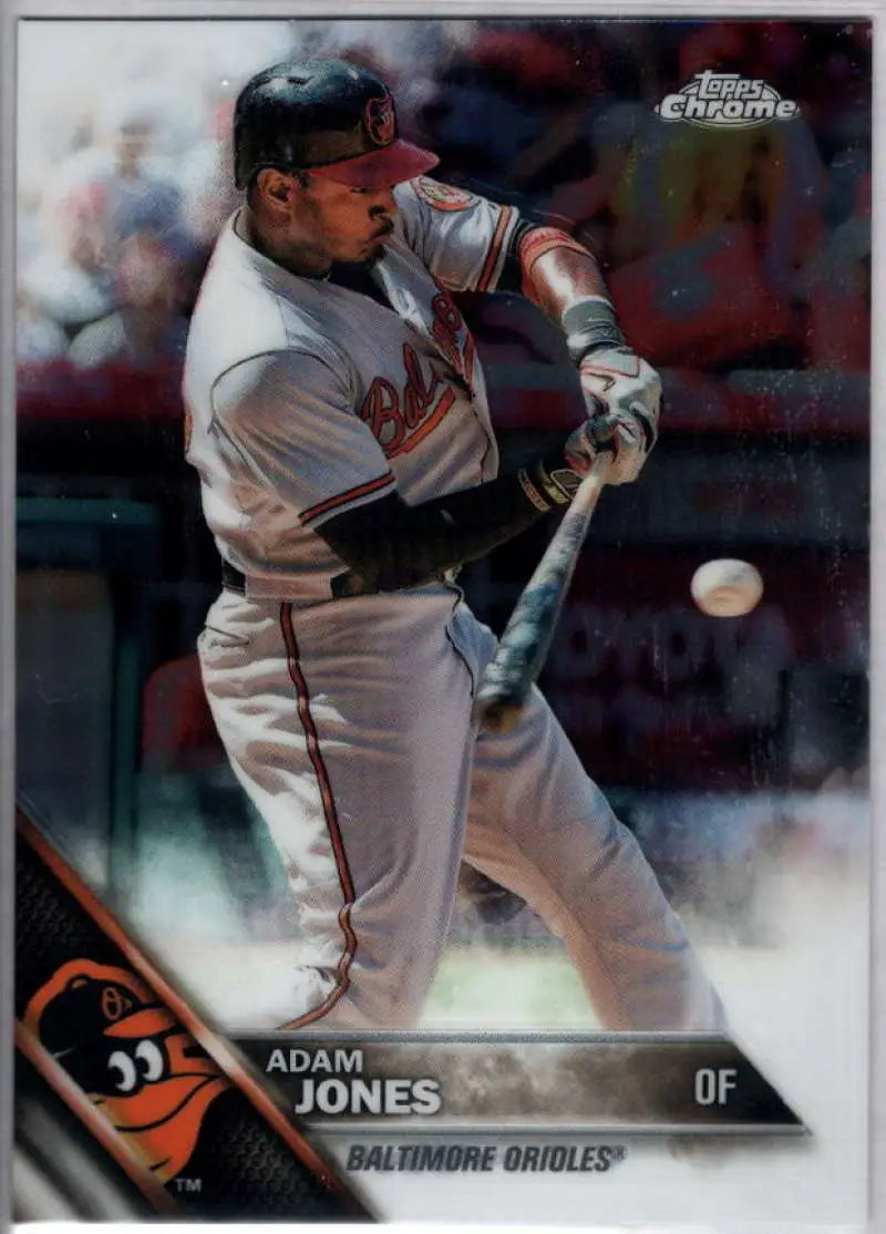 2016 Topps Chrome #12 Adam Jones EX Excellent Baltimore Orioles Baseball Card - Baseball Card Single