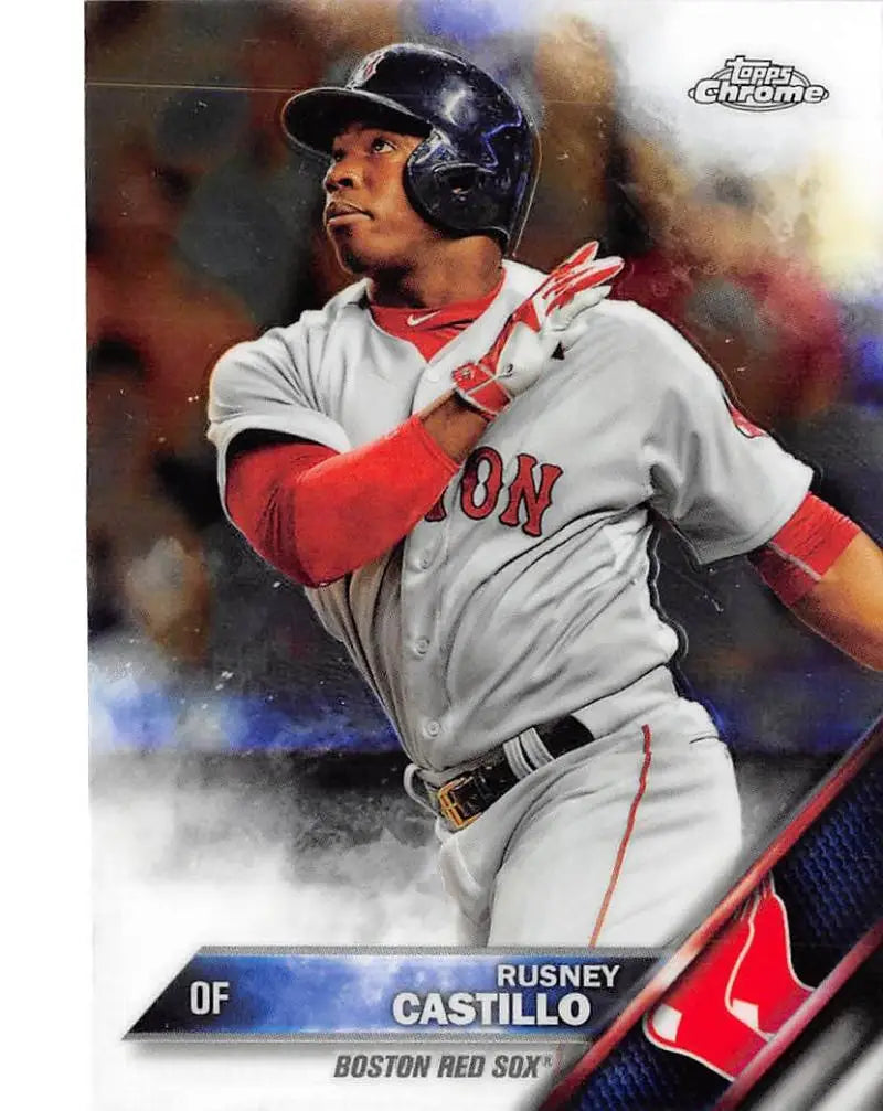 2016 Topps Chrome #127 Rusney Castillo NM-MT Boston Red Sox Baseball Card - Baseball Card Single
