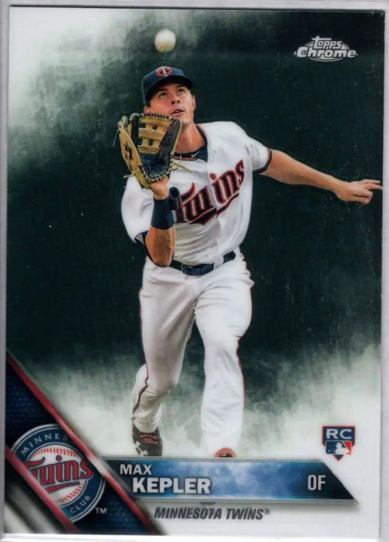 2016 Topps Chrome #138 Max Kepler NM-MT RC Rookie Minnesota Twins Baseball Card - Baseball Card Single
