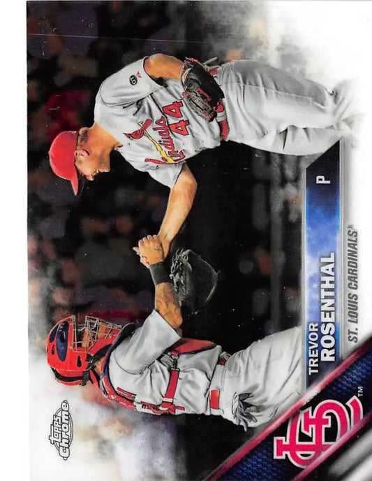 2016 Topps Chrome #151 Trevor Rosenthal NM-MT St. Louis Cardinals Baseball Card - Baseball Card Single