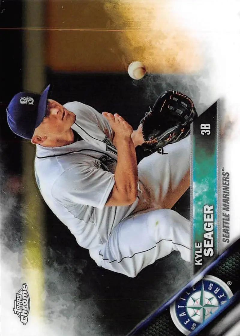 2016 Topps Chrome #172 Kyle Seager NM-MT Seattle Mariners Baseball Card - Baseball Card Single