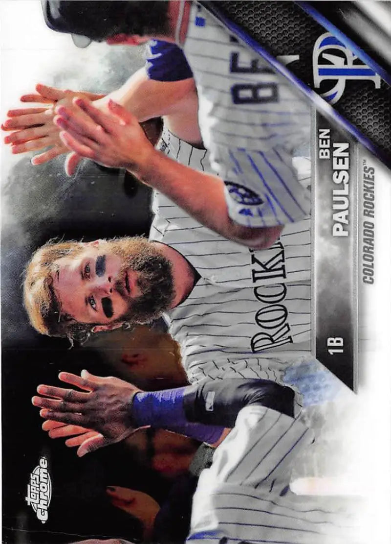 2016 Topps Chrome #174 Ben Paulsen NM-MT Colorado Rockies Baseball Card - Baseball Card Single