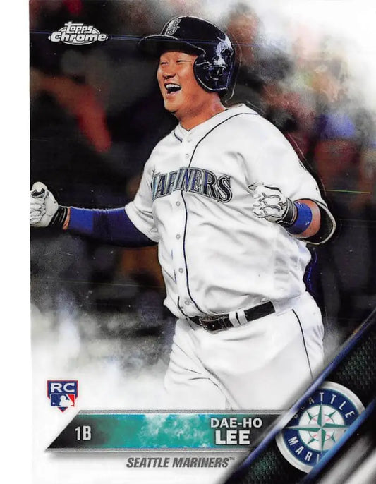 2016 Topps Chrome #179 Dae-Ho Lee NM-MT RC Rookie Seattle Mariners Baseball Card - Baseball Card Single