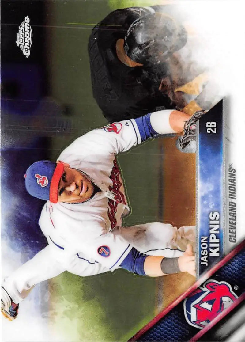 2016 Topps Chrome #184 Jason Kipnis NM-MT Cleveland Indians Baseball Card - Baseball Card Single