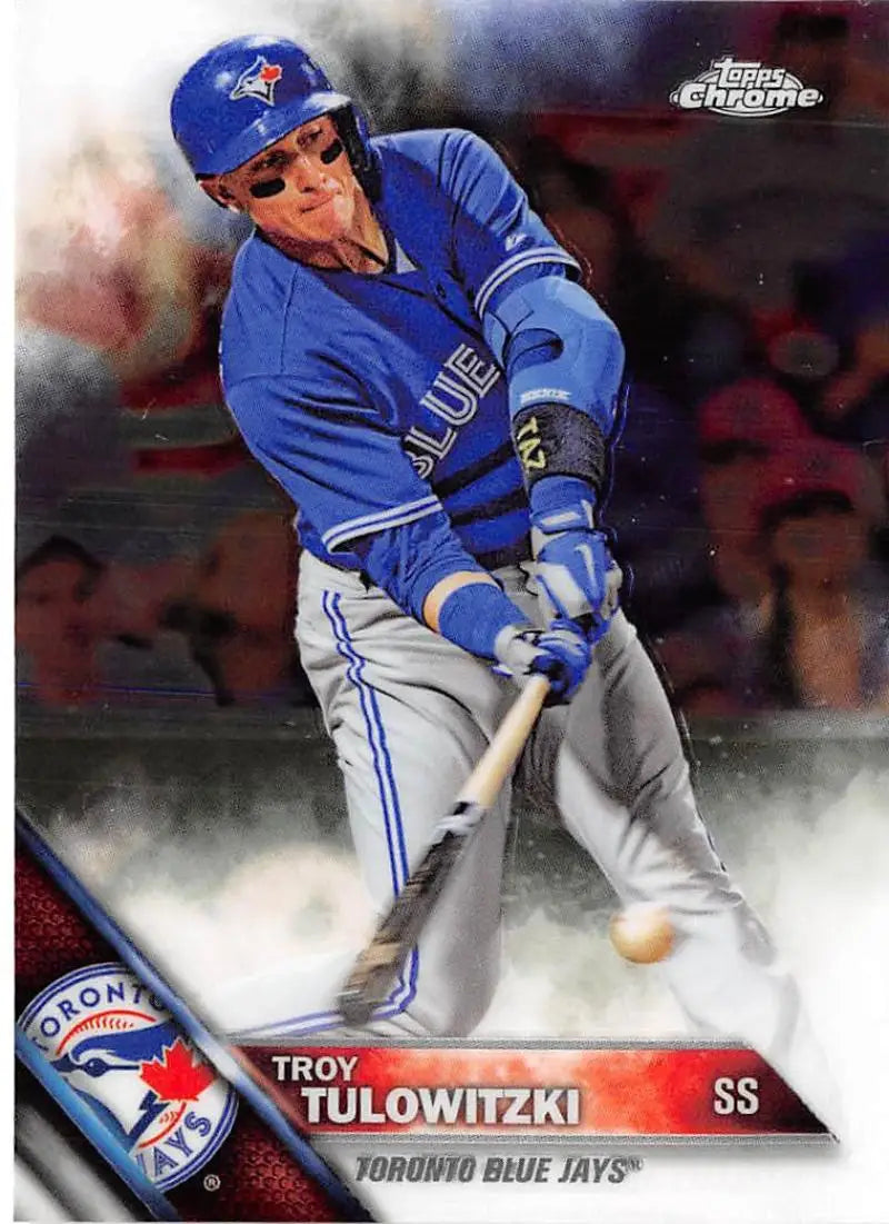 2016 Topps Chrome #194 Troy Tulowitzki NM-MT Toronto Blue Jays Baseball Card - Baseball Card Single