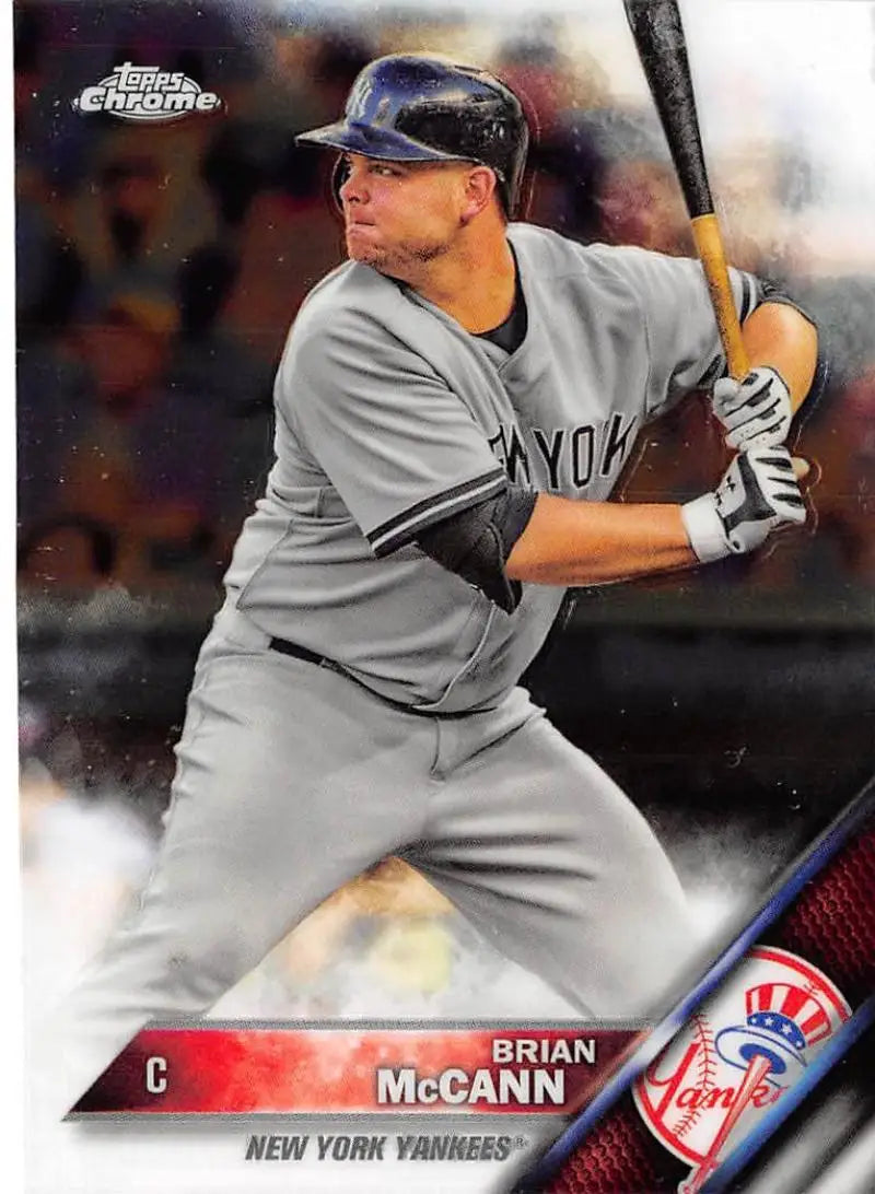 2016 Topps Chrome #22 Brian McCann NM-MT New York Yankees Baseball Card - Baseball Card Single