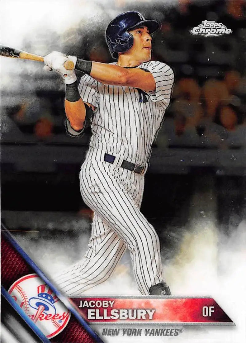 2016 Topps Chrome #23 Jacoby Ellsbury NM-MT New York Yankees Baseball Card - Baseball Card Single