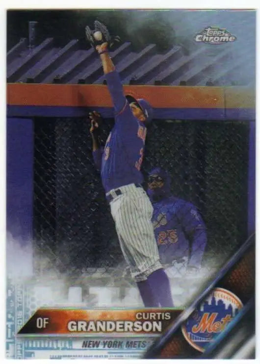 2016 Topps Chrome #31 Curtis Granderson NM-MT New York Mets Baseball Card - Baseball Card Single