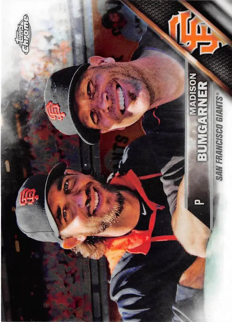 2016 Topps Chrome #39 Madison Bumgarner EX Excellent San Francisco Giants Baseball Card - Baseball Card Single