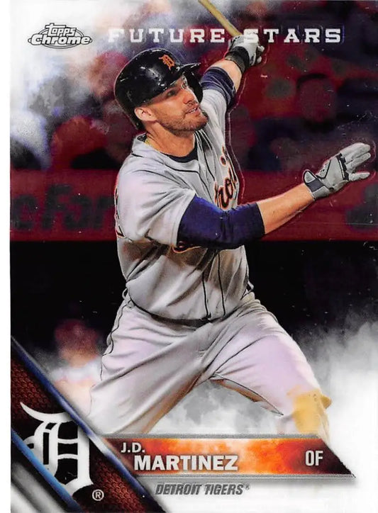 2016 Topps Chrome #4 J.D. Martinez NM-MT Detroit Tigers Baseball Card - Baseball Card Single