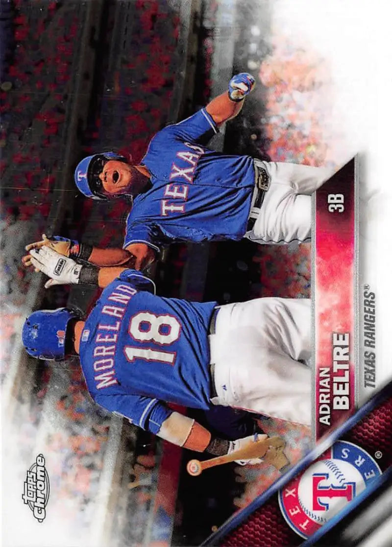 2016 Topps Chrome #48 Adrian Beltre NM-MT Texas Rangers Baseball Card - Baseball Card Single