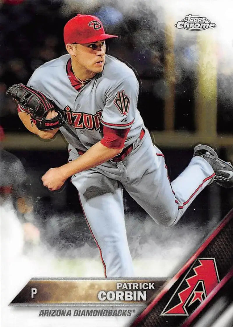 2016 Topps Chrome #49 Patrick Corbin NM-MT Arizona Diamondbacks Baseball Card - Baseball Card Single