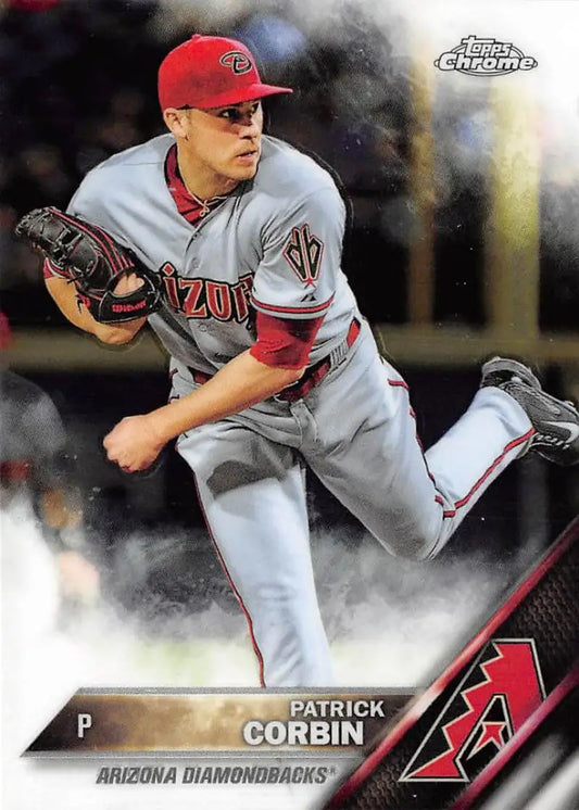 2016 Topps Chrome #49 Patrick Corbin NM-MT Arizona Diamondbacks Baseball Card - Baseball Card Single