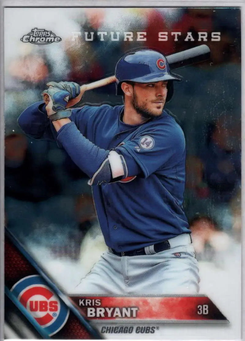 2016 Topps Chrome #50 Kris Bryant EX Excellent RC Rookie Baseball Card - Baseball Card Single
