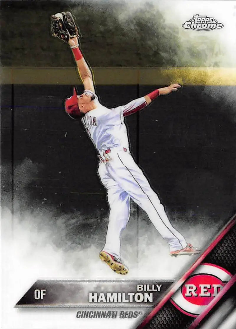 2016 Topps Chrome #62 Billy Hamilton NM-MT Cincinnati Reds Baseball Card - Baseball Card Single