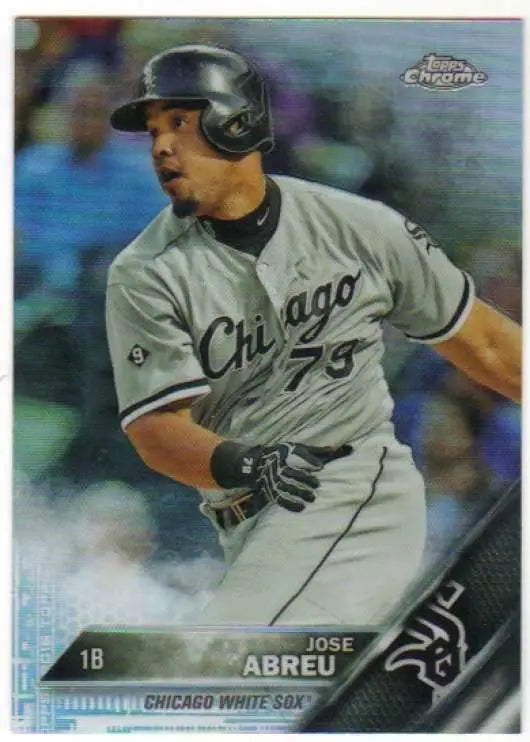 2016 Topps Chrome #63 Jose Abreu NM-MT Chicago White Sox Baseball Card - Baseball Card Single