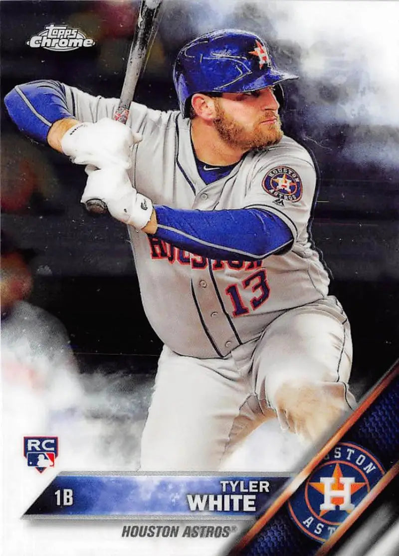 2016 Topps Chrome #70 Tyler White NM-MT RC Rookie Houston Astros Baseball Card - Baseball Card Single