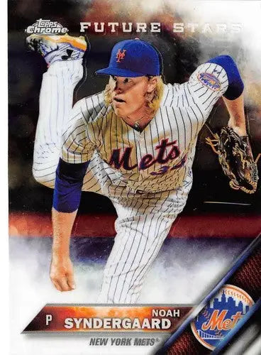2016 Topps Chrome #73 Noah Syndergaard NM-MT Mets Future Star - Baseball Card Single