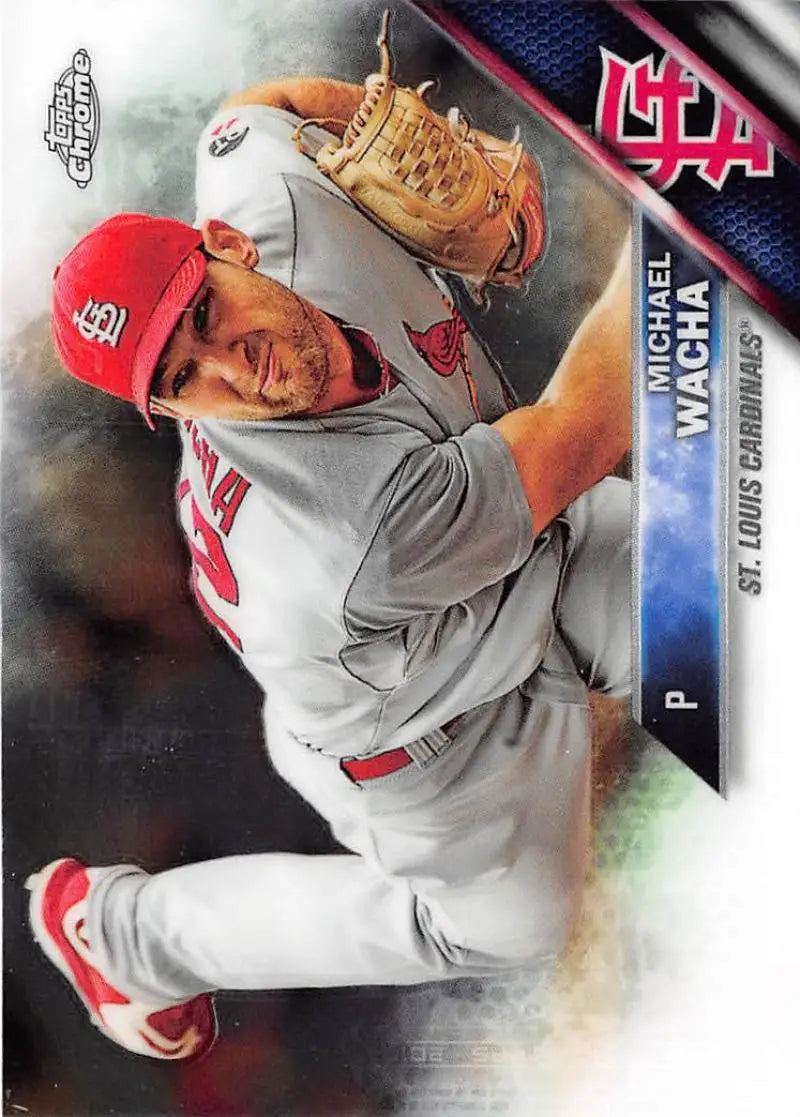 2016 Topps Chrome #79 Michael Wacha NM-MT St. Louis Cardinals Baseball Card - Baseball Card Single