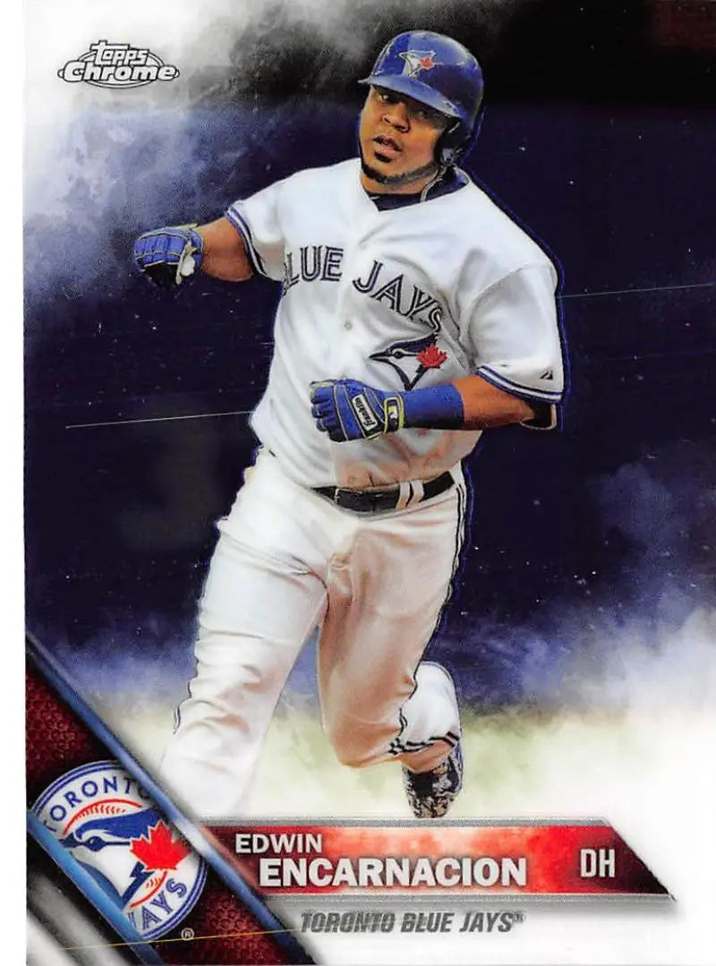 2016 Topps Chrome #81 Edwin Encarnacion NM-MT Toronto Blue Jays Baseball Card - Baseball Card Single