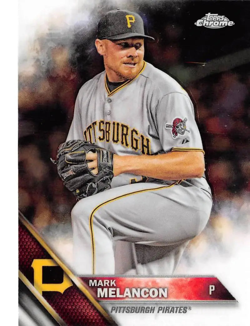 2016 Topps Chrome #88 Mark Melancon EX Excellent Pittsburgh Pirates Baseball Card - Baseball Card Single