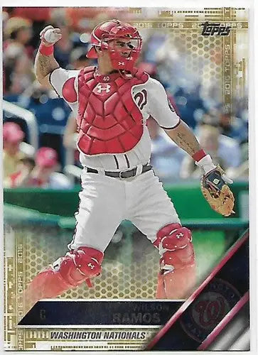 2016 Topps Gold #658 Wilson Ramos NM-MT 0168/2016 Nationals ID:3285 - Baseball Card Single