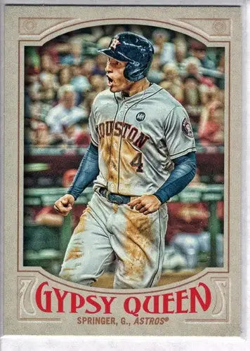 2016 Topps Gypsy Queen #123 George Springer NM-MT Astros ID:4560 - Baseball Card Single