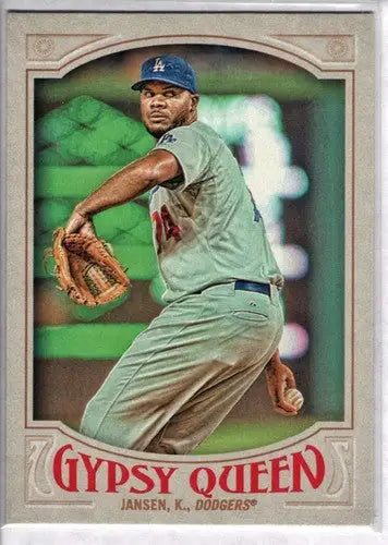 2016 Topps Gypsy Queen Kenley Jansen baseball card Dodgers NM Near Mint product ID 33540